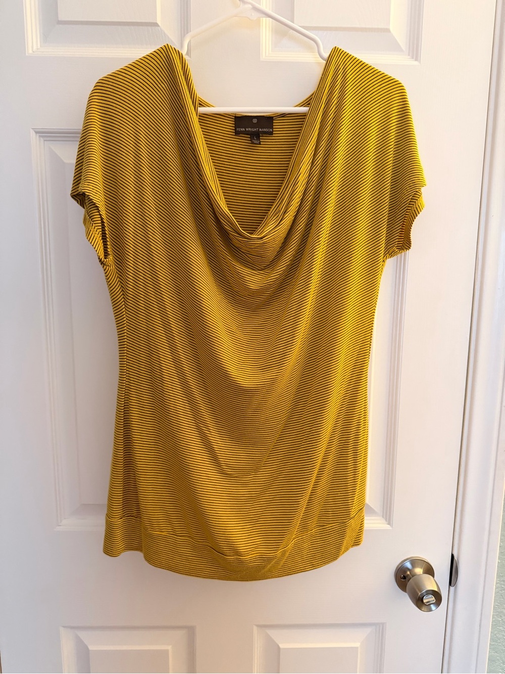 Fenn Wright Manson Yellow and Black Striped Top